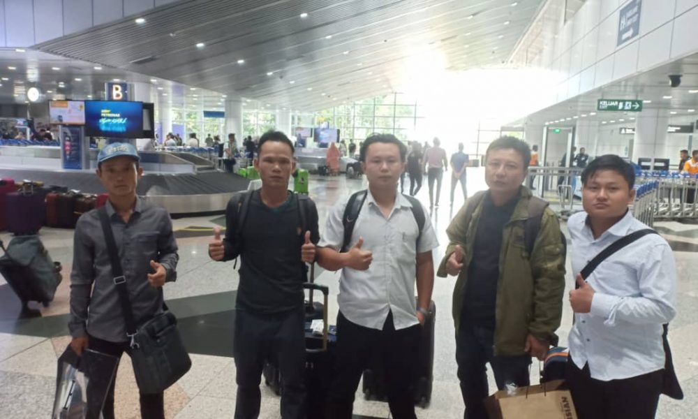 Myanmar workers
